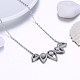 925 Sterling Silver Pendant Necklaces NJEW-BB30173-5