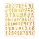 Numéro et alphabet et signe autocollant autocollant étanche en pvc DIY-I073-04D-1