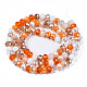 Electroplate Glass Beads Strands EGLA-N002-12G-2