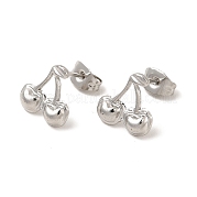 304 Stainless Steel Stud Earrings for Women EJEW-I281-40P