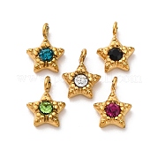 Подвески из нержавеющей стали 304 со стразами STAS-I331-26G