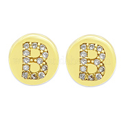 Латунные микропаве из прозрачного кубического циркония KK-T030-LA843-BX3