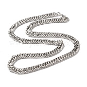 Железные кубинские звенья NJEW-A028-01B-P