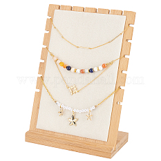 PandaHall Necklace Display Stands NDIS-WH0009-13C