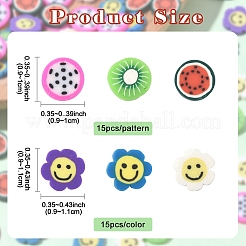 Handgemachter Ton-Cabochon&nbsp;CLAY-YW0001-06