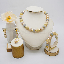 Collana con perline in lega rondelle&nbsp;FS-WGA4855-03