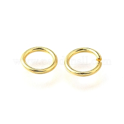 Messing Open Ringe springen&nbsp;X-KK-V007-004G-06
