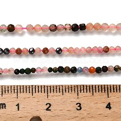 Naturelles et synthétiques mélangées perles de pierres précieuses brins&nbsp;G-RM2025-A16-2mm-C