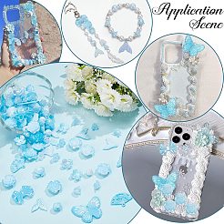 100 g Kunststoffanhänger & Perlen & Decoden-Cabochons&nbsp;OHAR-SC0002-99C