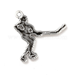 Tibetischer stil Aluminium Anhänger & Charms&nbsp;PALLOY-M198-09AS