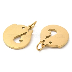 PVD-Vakuumbeschichtung 304 Edelstahlanhänger&nbsp;STAS-Z042-17G
