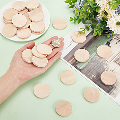 Ungefärbte Holz-Cabochons&nbsp;WOOD-WH0026-06A