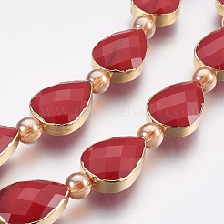 Opache perle di vetro fili&nbsp;EGLA-I008-10G