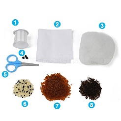 Kit de bordado de cuentas de animales de vaca de las Tierras Altas 3D&nbsp;AC-CBA6750-01