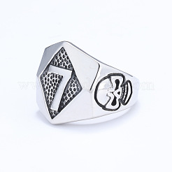 Fingerringe im Punk-Stil aus Edelstahl 316L für Herren&nbsp;FS-WG96F45-03