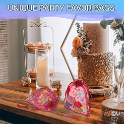 50 stücke organza taschen schmuck lagerung beutel hochzeit favor partei mesh kordelzug geschenk&nbsp;OP-TA0001-16D