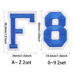 EDV-Sticktuch Eisen auf Flecken&nbsp;DIY-GF0002-14B