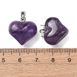 Natürlichen Amethyst Edelsteinanhänger&nbsp;G-B188-04P-02