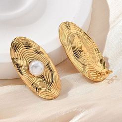 Ohrstecker aus 304 Edelstahl&nbsp;EJEW-Z084-01G