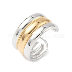 304 Edelstahl klobige Manschettenringe&nbsp;LS-RJEW-S626-02GP