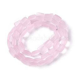 Fili di perle di vetro smerigliato trasparente&nbsp;FGLA-S001-01C