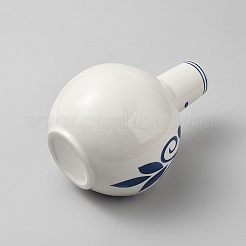 Porta incienso de porcelana con estampado floral&nbsp;AJEW-WH0696-876B