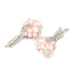 Handgemachte Fimo-Perlen Strass&nbsp;CLAY-Z006-02D