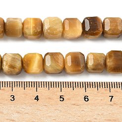 Natürliche Gold Tigerauge Perlen Stränge&nbsp;G-C267-A11