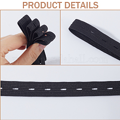 20 Stück Harzknöpfe mit 30 m flachem elastischem Kordelzug aus Polypropylen und Polycotton&nbsp;DIY-GF0009-64A