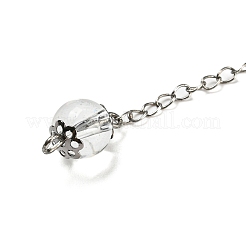 Pendenti grandi con pendolo da rabdomanzia misto con pietre preziose e resina&nbsp;G-H293-02P