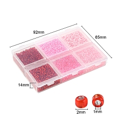 4500 Stück 6 Stil 12/0 Glasperlen&nbsp;SEED-YW0001-27B