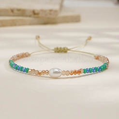 Böhmische handgefertigte Perlenkristallarmbänder&nbsp;LS-AY4302-1