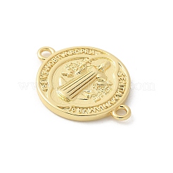 Messing-Anhänger mit der Medaille des Heiligen Benedikt&nbsp;KK-P294-02G
