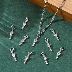 Pendentifs en laiton Shegrace sertis de micro-pavés de zircone cubique&nbsp;XGRQ3D633-513P