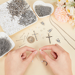 DIY Rosenkranz Armband Halskette Herstellungsset&nbsp;DIY-PH0009-85