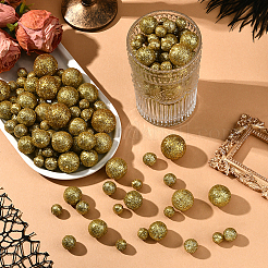 160 boule en mousse pailletée de 10 styles&nbsp;DIY-SP0005-58B