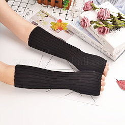 3 Paar fingerlose Strickhandschuhe aus Acrylfasergarn&nbsp;AJEW-DJ0001-59B