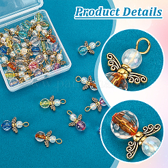32 pièces pendentifs en verre&nbsp;PALLOY-PH01670