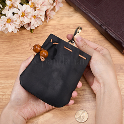 Mini-Schlüsseletui aus Leder&nbsp;AJEW-WH20007-13B