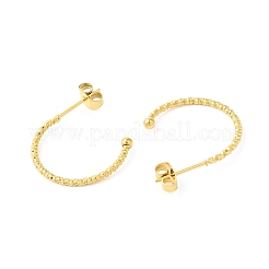 Boucles d'oreilles à tige en acier inoxydable 304 avec placage sous vide PVD&nbsp;EJEW-D057-03A-G