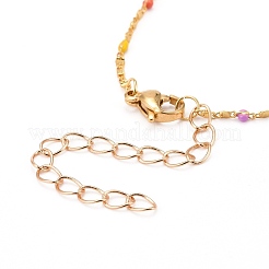 Pulseras de cadena de esmalte&nbsp;BJEW-JB06284