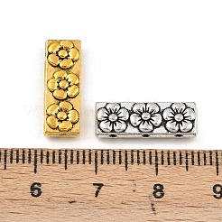 100 Stück 2 Farben tibetischen Stil Legierung Multi-Strang-Verbinder&nbsp;FIND-PH0006-19