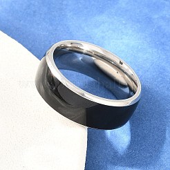 304 Edelstahl Emaille Fingerringe für Herren&nbsp;SA-CBA0CD2-03P