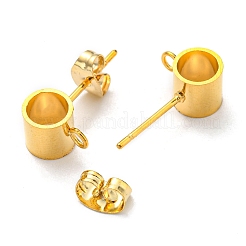 201 elementi per orecchini a bottone in acciaio inossidabile&nbsp;STAS-B045-16C-G