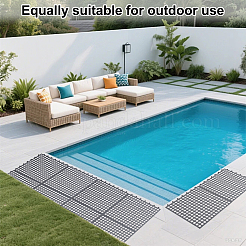24 Stück quadratische Anti-Rutsch-Matte aus PVC-Kunststoff für Duschräume&nbsp;AJEW-WA0001-88