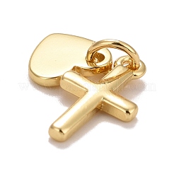 Pendentifs de placage en laiton&nbsp;KK-E275-08G
