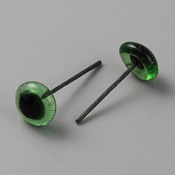 Yeux de feutrage à l'aiguille en verre&nbsp;DOLL-WH0002-16G