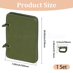 4 Stück rechteckiges Samt-Binder-Abzeichen-Armband-Patch-Displaybrett&nbsp;DIY-WH20062-165A