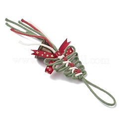 Decorazioni pendenti con fili di cotone per albero di Natale&nbsp;HJEW-TA00403-01