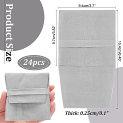 Doppelseitige Schmucktaschen aus Wildlederimitat&nbsp;TP-WH0007-09A